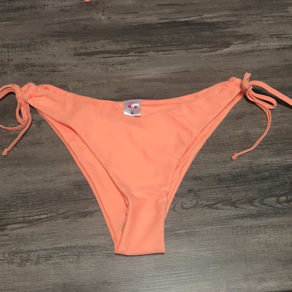 SHEKINI Women Bandeau Bikini Drawstring Tie Knot Bathing Suit Two Piece Swimsuit - Picture 9 of 16